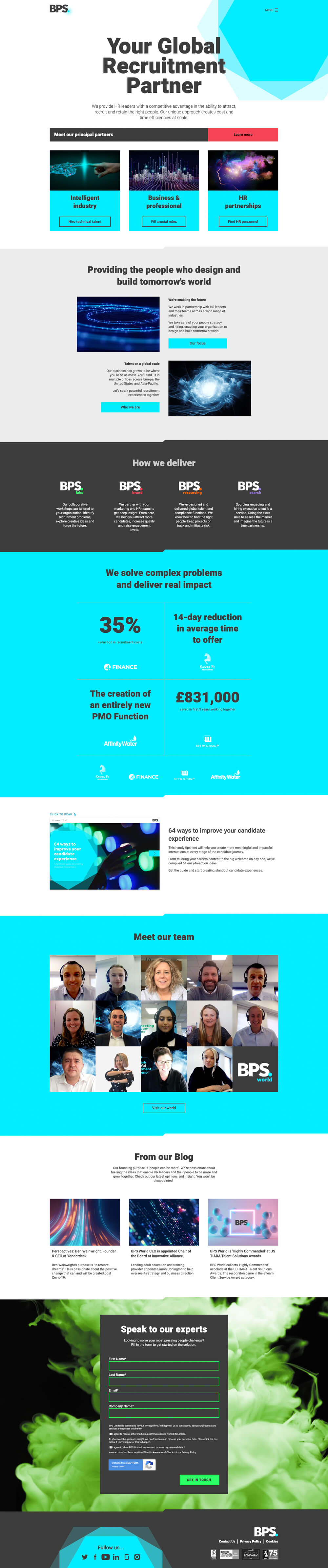Homepage |  BPS World Ltd. - Screenshot