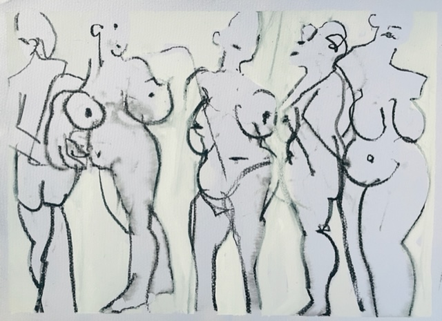 Moving-Shapes-Liquid-acrylic-and-charcoal-on-paper-38x27cm5690
