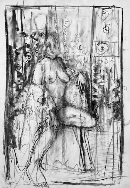 Window-Seat-Conte-and-pressed-charcoal-on-paper-85x60cm4789